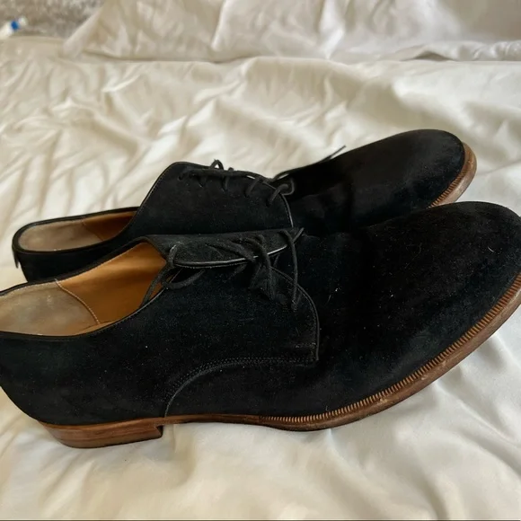 Gucci | Shoes | Gucci Mens Black Suede Dress Shoes | Poshmark display picture 2